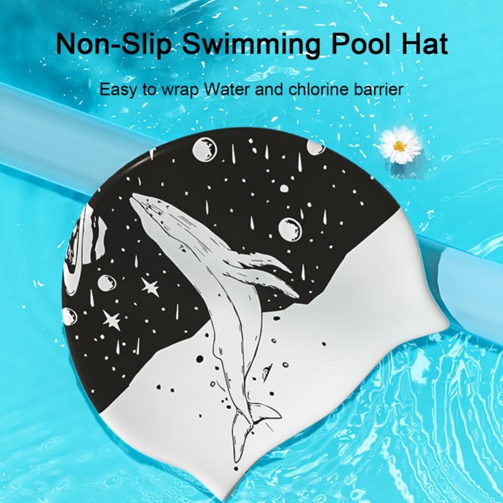 Swim Hat Silicone - Nietatąco obcisła czapka pływacka z dwustronnym