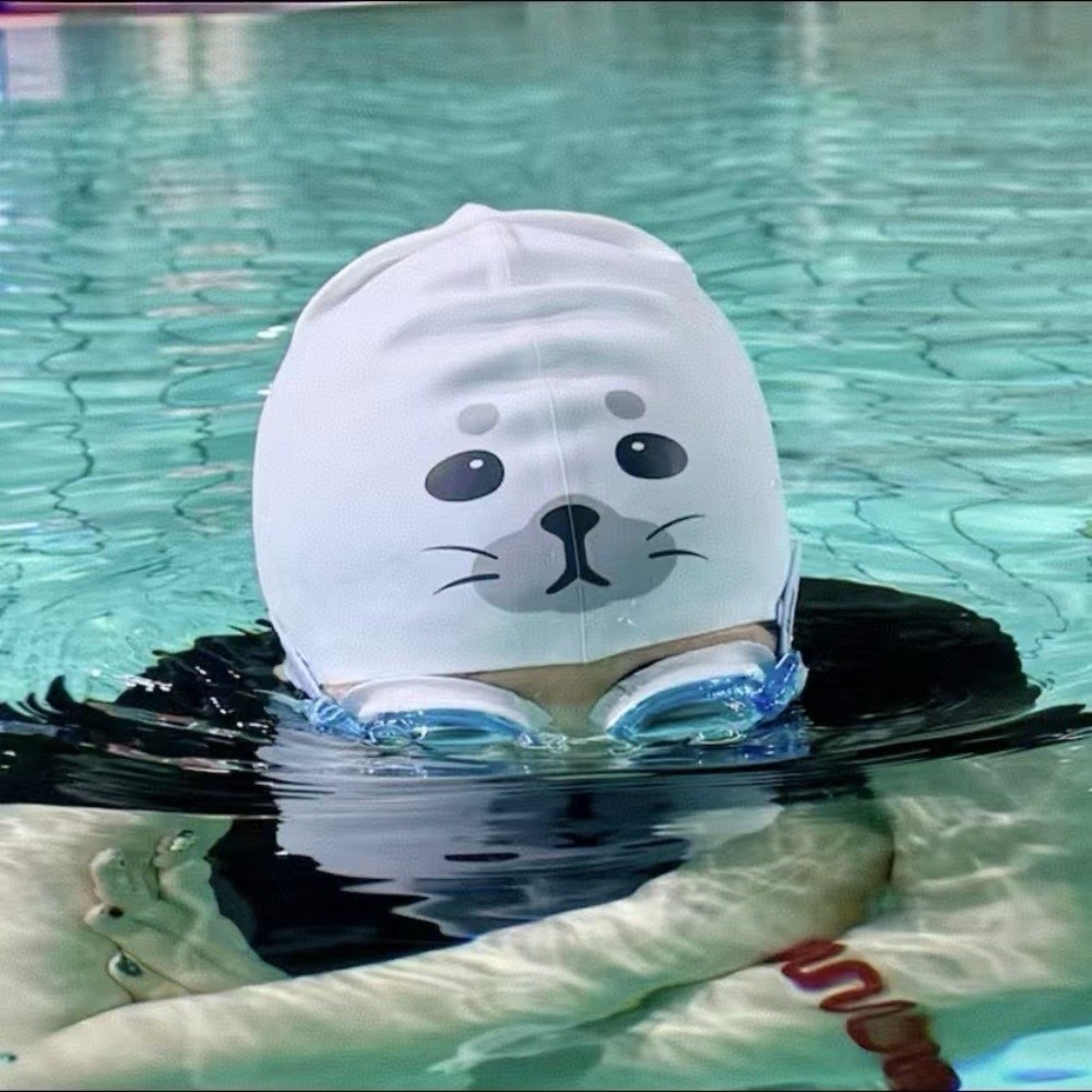 Swim Hat Silicone - Urocza, wodoodporna silikonowa czapka do pływania,