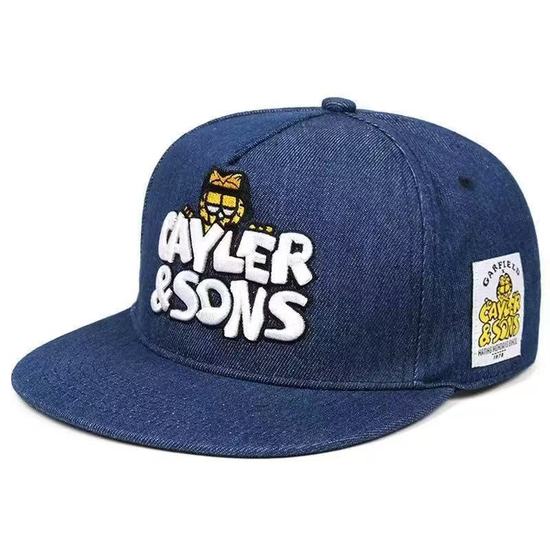 Snapback Hat Flat - Nowa czapka z haftem anime CAYLER,