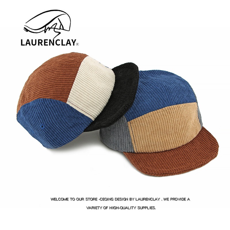 Męskie, w stylu vintage, krótk – Corduroy Cap 5 Panel recenzja i cena
