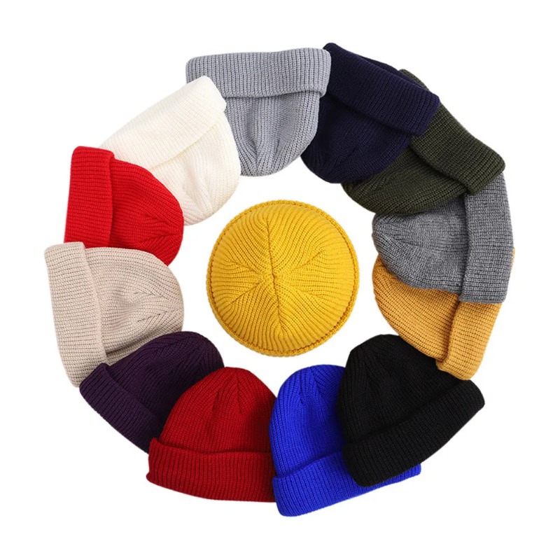 Zimowa, miękka, dziergana czap – Beanie Cuffed Knit recenzja i cena